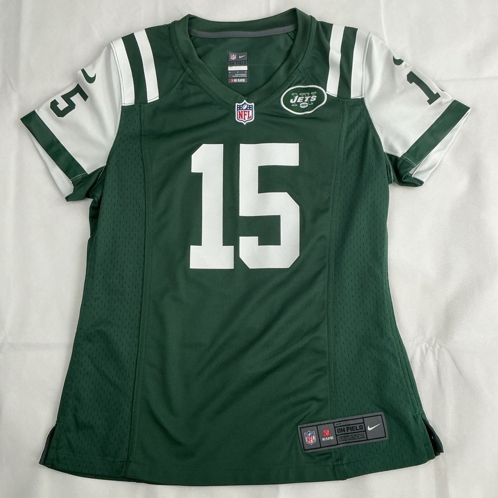 Nike Tim Tebow New York Jets 15 Jersey Womens Medium Green NFL Sewn On Field